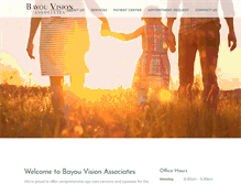 Tablet Screenshot of bayouvision.com
